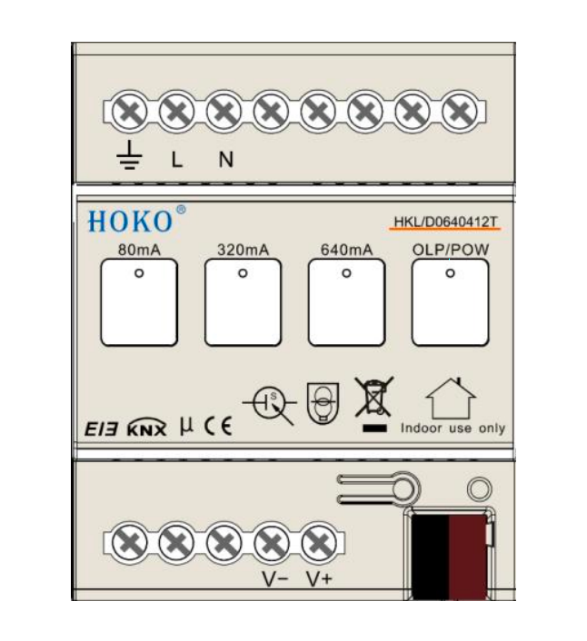HKL/D0640412T Hi-BUS®KNX 640mA 电源