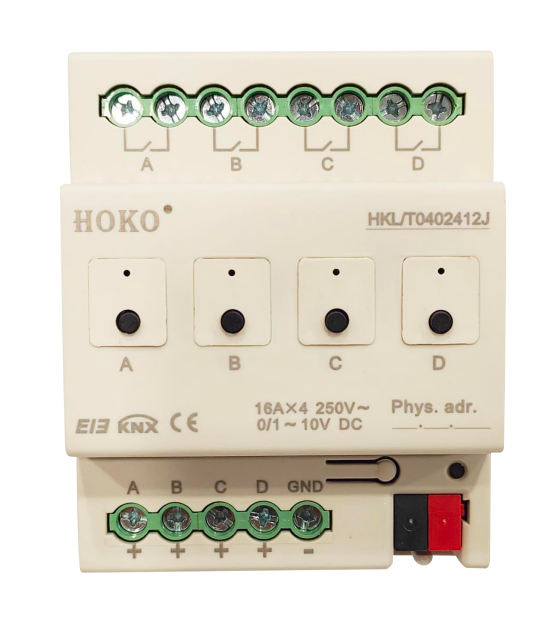 HKL-T0402412J 0/1-10V 调光执行器